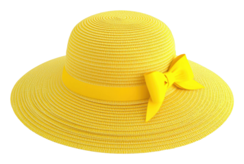 Discover the perfect yellow sun hat to elevate your summer style and protect your skin transparent background