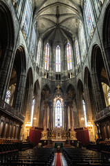 Fototapeta premium Cathedral of Narbona in Narbonne, Occitanie, France