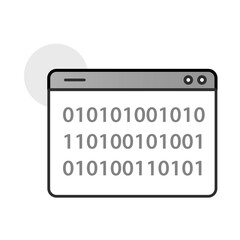 Binary Code &ndash; Data Processing, Digital Code, Programming Transparent PNG