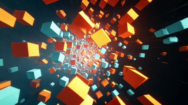 Digital video background, emphasizing versatile and modern digital designs suitable for a wide range of video projects	
