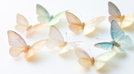 Fototapeta premium background wallpaper with colourful butterfly
