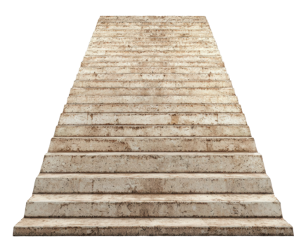 Explore the majestic ascent of timeless stairs leading towards infinite possibilities transparent background