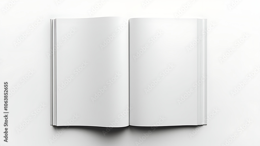 Poster A simple and sleek magazine layout that prioritizes clean design and uncluttered space for a modern aesthetic and easy reading experience
