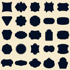 Elegantly aesthetic frames. A set of beautiful frames. Vintage style. Luxury backdrop.