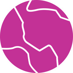 Earth Globe Vector Icon