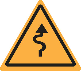 Winding Road Sign