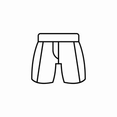 swimming pants icon sign vector