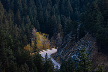 Open Mountain Roads in Boulder Colorado, Fall Foliage in Boulder County, Backroads, Lefthand Canyon