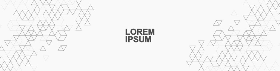 Health care abstract background with hexagons, lines and dots. Medical innovation banner template concept. Biology and pharmaceutical technology background. Vector illustration.