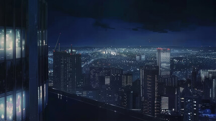 Obraz premium city in night