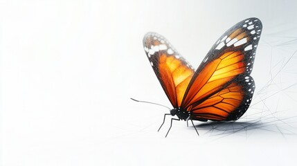 butterfly isolated on white