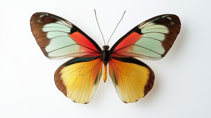 Fototapeta premium butterfly on white background