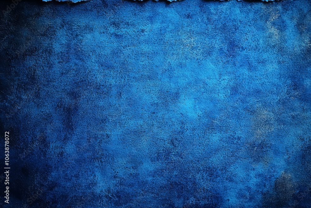 Poster a vibrant blue textured background ideal for creative and artistic projects, offering depth and visu