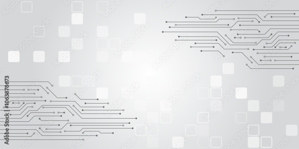 Leinwandbilder digital communication, data protection, high tech presentation, science cover. abstract gray futuris