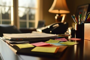 Obraz premium Organize Your Workspace with Effective Stationery Solutions
