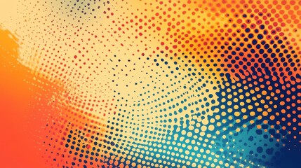 A vibrant gradient of blue to pink dots, creating a dynamic and modern abstract background.