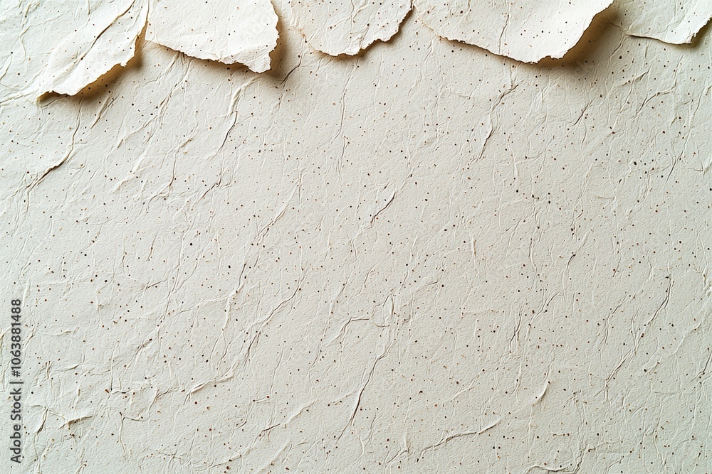 Poster textured wall surface with peeling paint, showcasing a subtle beige color and unique patterns, ideal