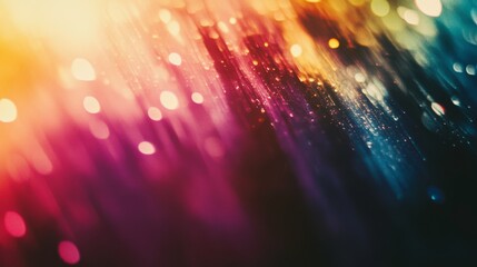 Color bokeh sunlight glare leak. abstract bokeh background