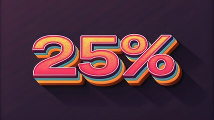 modern 3d text effect 10% OFF 3d rendering with background