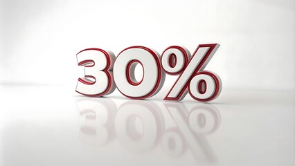 modern 3d text effect 10% OFF 3d rendering with background