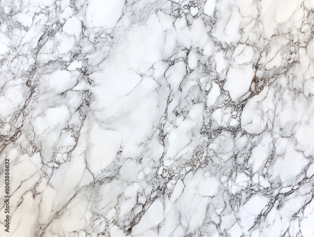 Poster a close-up view of a marble surface showcasing its intricate patterns and textures.
