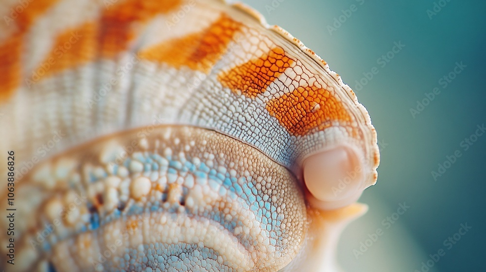 Poster detailed macro shot of insect features in nature