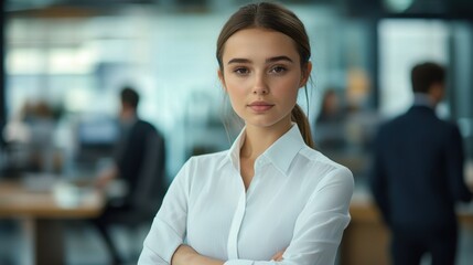 Obraz premium The Confident Businesswoman Portrait