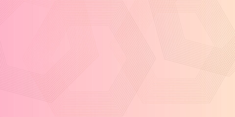 Minimalist banner background, pastel colorful, pink and yellow gradations. Circle effect style geometric,