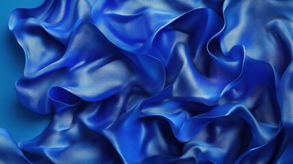 A mesmerizing abstract blue wave pattern with luminous accents, evoking a serene and futuristic atmosphere.