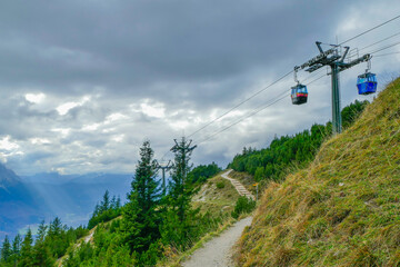 Seilbahn und Wanderweg Wank 