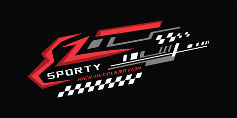 Naklejka premium Car wrap stickers modification stripe vinyl decal design