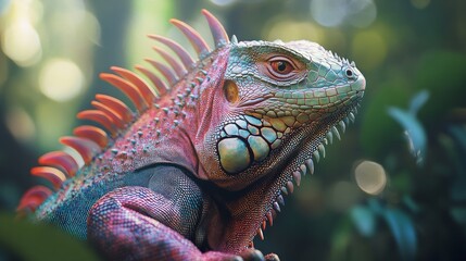 Obraz premium close-up iguana