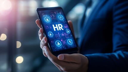 Office solution for HR management: HR icons
