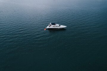 Yacht in water