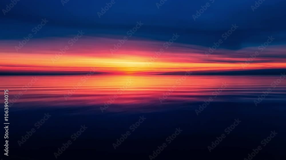 Poster sunset gradient with soft transitions, a smooth and seamless blend of warm oranges,