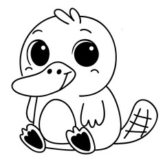 platypus doodle 
