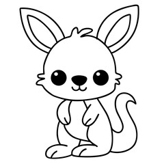 Cute Kangaroo doodle 