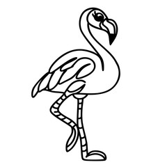 cute Flamingo doodle