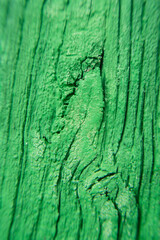 Detalle de madera rústica pintada de verde