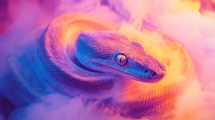 close up of a snake