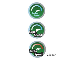 speedometer icon set