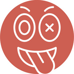Tongue Vector Icon Design