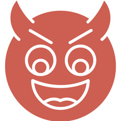 Demon Vector Icon Design