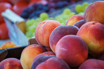 Obststand auf einem Bernmarkt