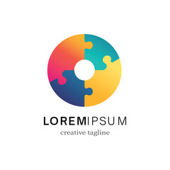 Vector abstract company logo template