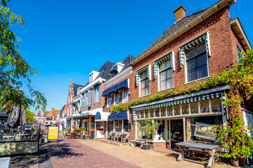 Altstadt, Makkum, Niederlande 