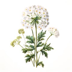 Flower concept design idea isolated on a white background