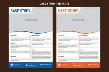 Case Study Template Design for Your Business