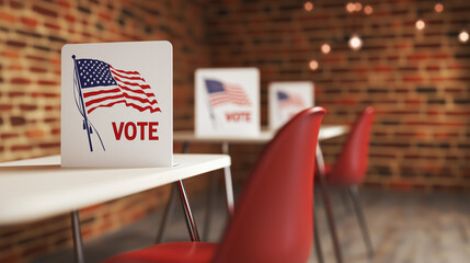 Voting Booths Ready for Election Day
