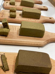 Large blocks of fresh Hashish